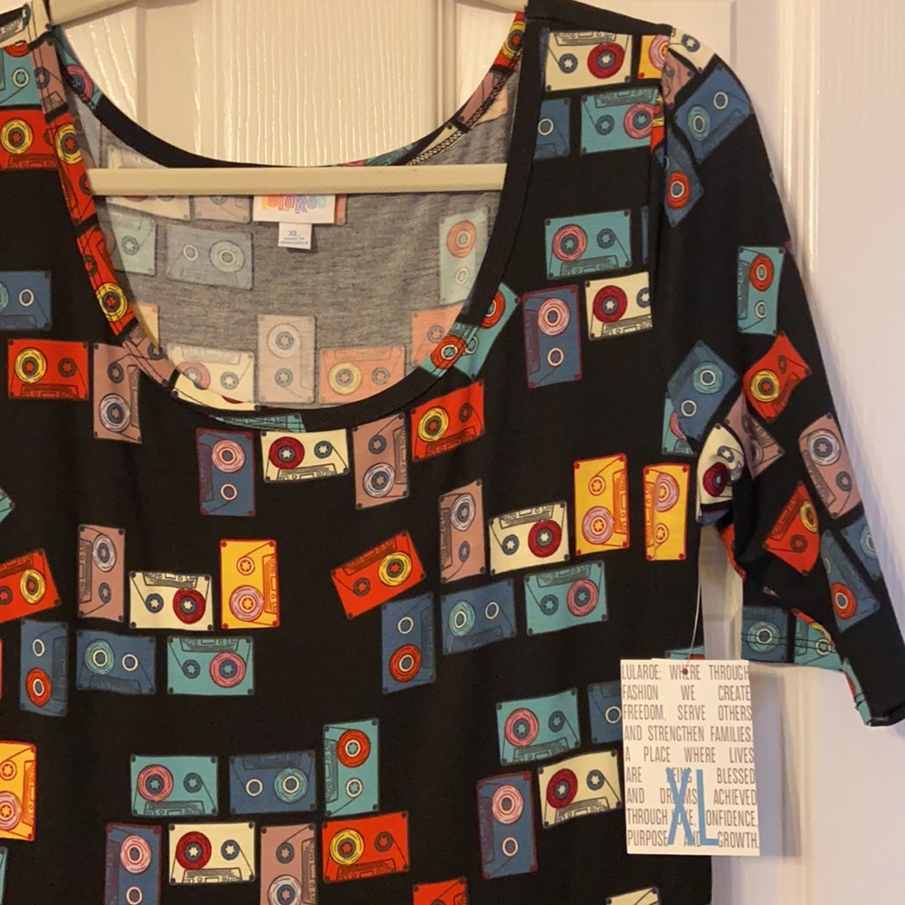 Lularoe cassette tape Nicole dress
